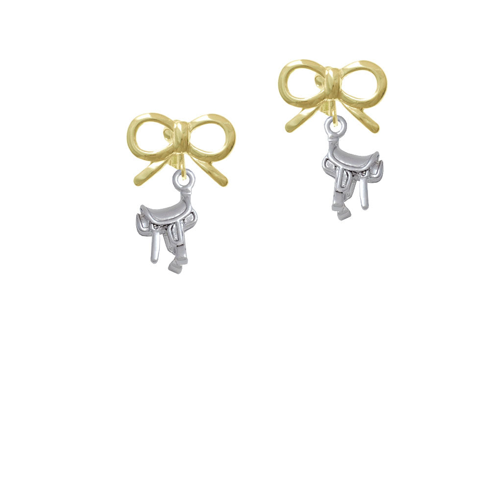 English Saddle Crystal Clip On Earrings Image 10