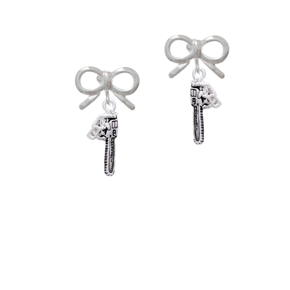 Chainsaw Crystal Clip On Earrings Image 9