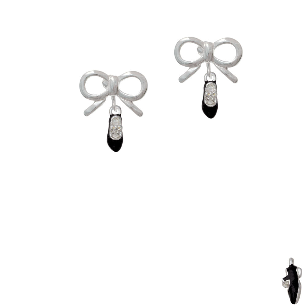 Mini Tap Shoes Crystal Clip On Earrings Image 9