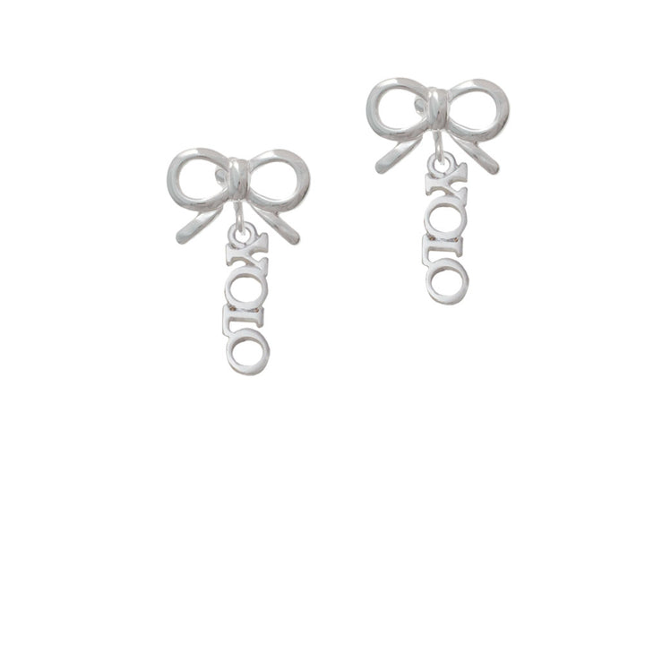 Small YOLO Crystal Clip On Earrings Image 9