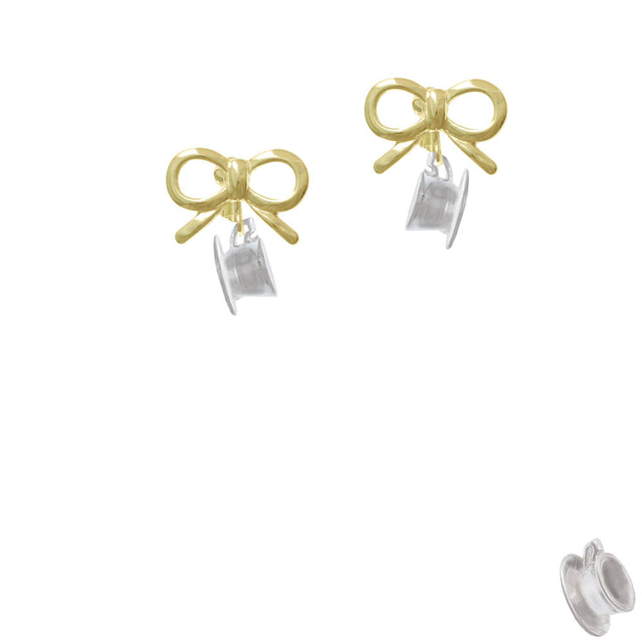 Tea Cup Crystal Clip On Earrings Image 10