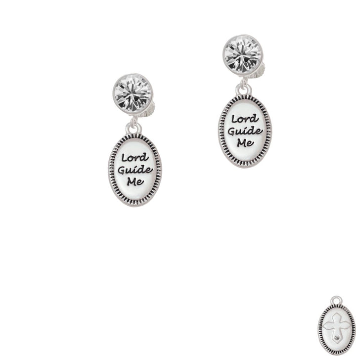 Lord Guide Me Crystal Clip On Earrings Image 1