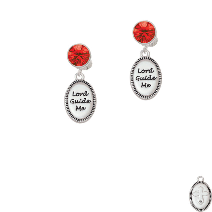 Lord Guide Me Crystal Clip On Earrings Image 4