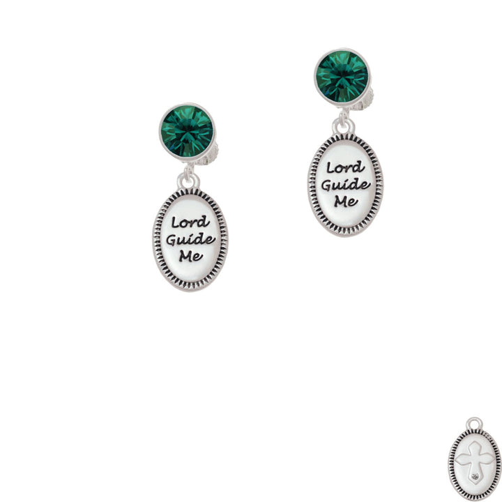 Lord Guide Me Crystal Clip On Earrings Image 6