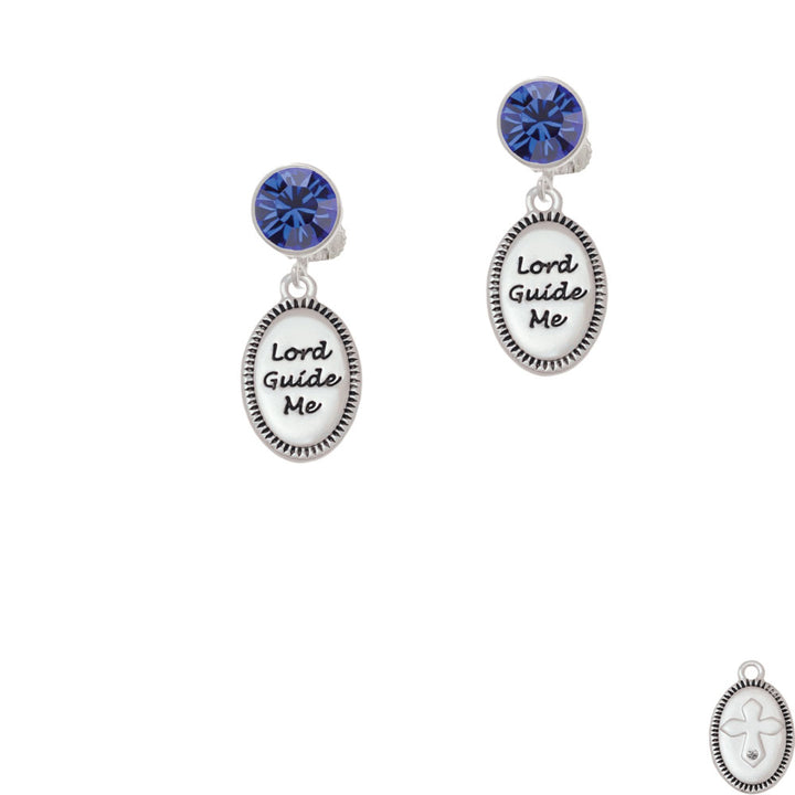 Lord Guide Me Crystal Clip On Earrings Image 7