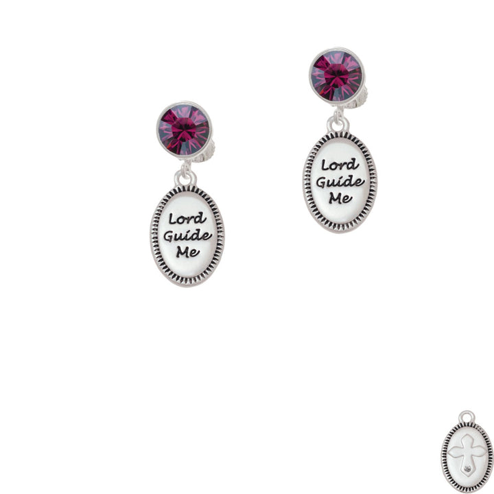 Lord Guide Me Crystal Clip On Earrings Image 8