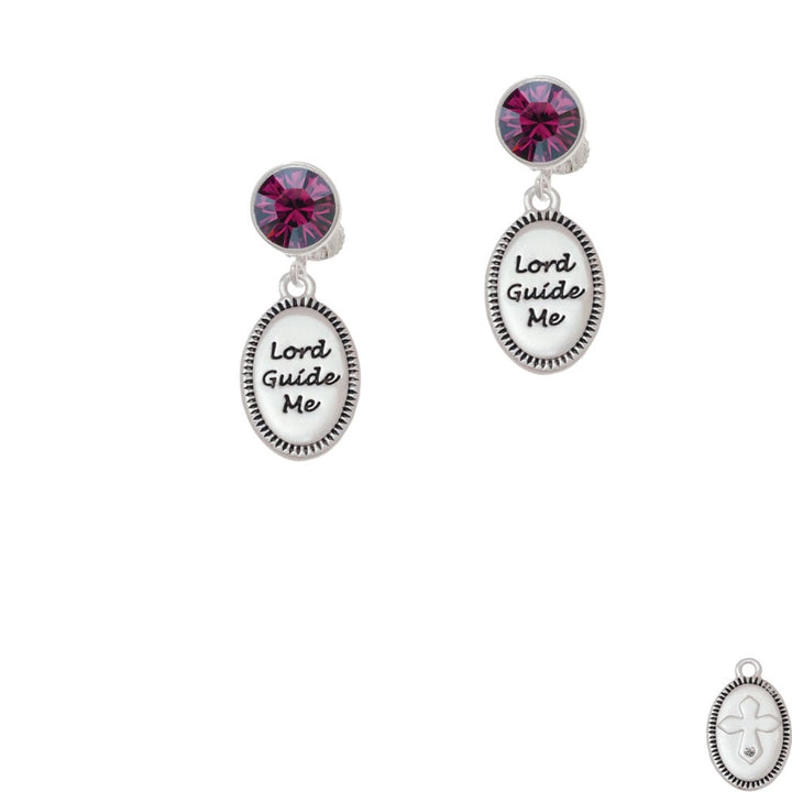 Lord Guide Me Crystal Clip On Earrings Image 1