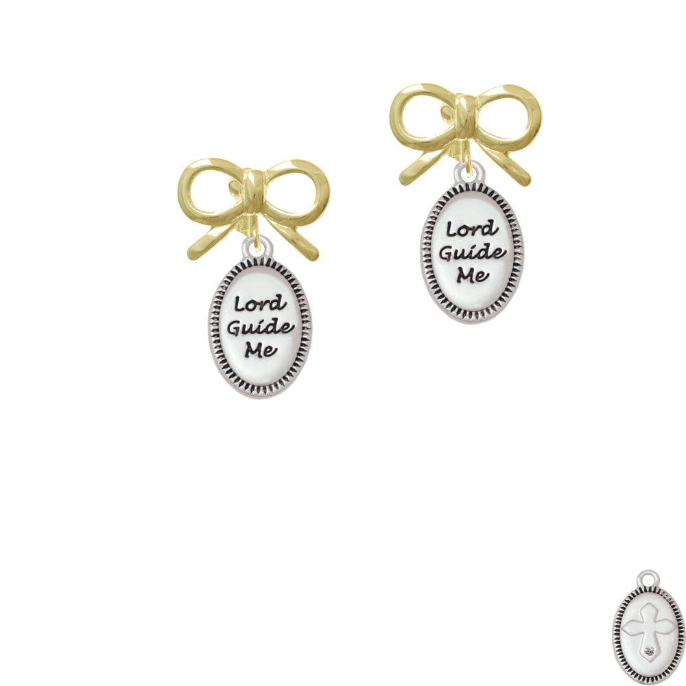 Lord Guide Me Crystal Clip On Earrings Image 10