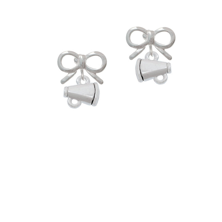 Mini Megaphone Crystal Clip On Earrings Image 9