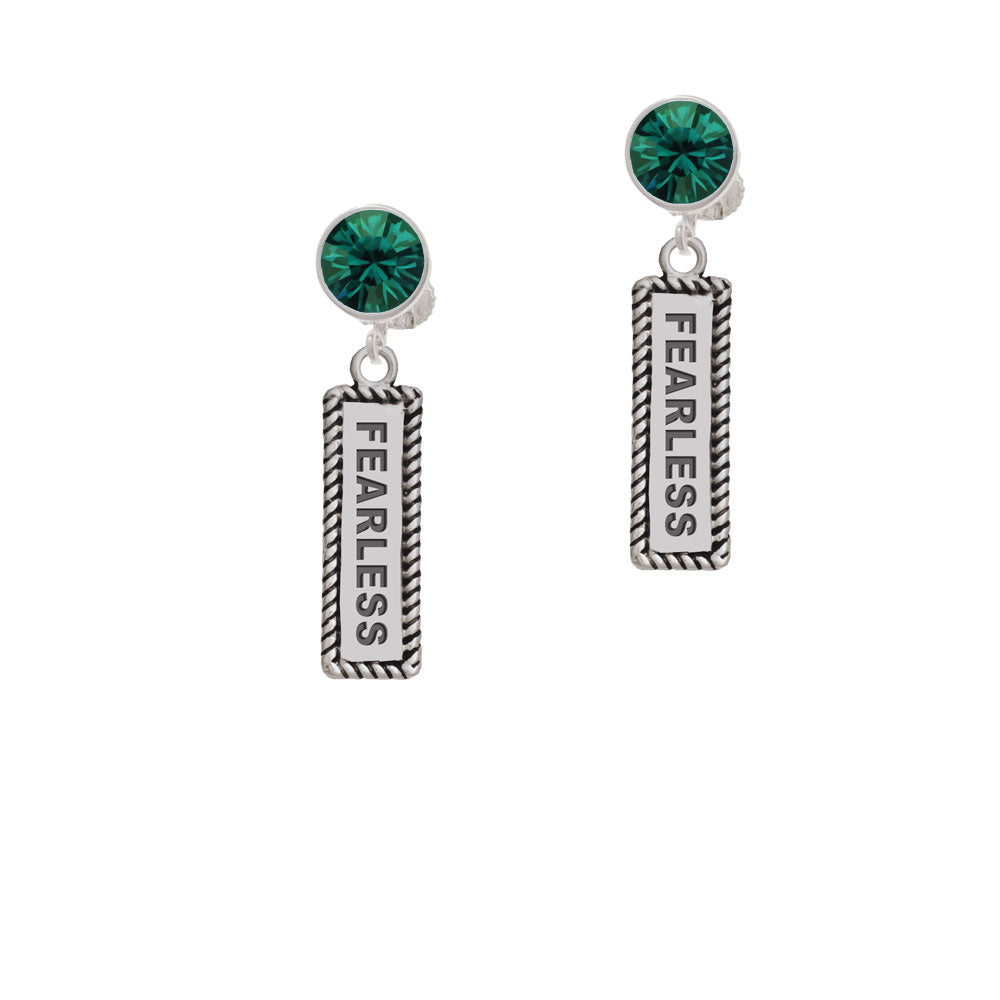 Fearless Crystal Clip On Earrings Image 6