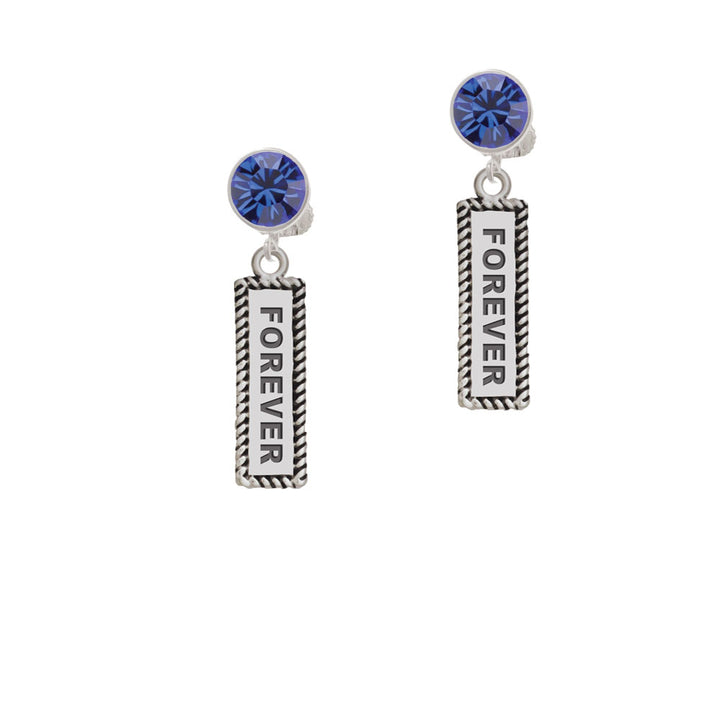 Forever Crystal Clip On Earrings Image 7