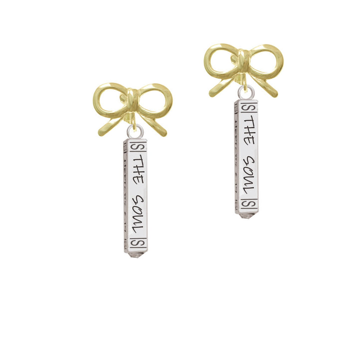 Hope Anchors the Soul Bar Crystal Clip On Earrings Image 10