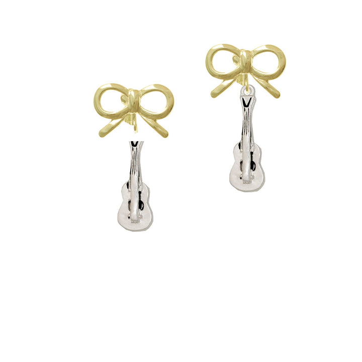 Guitar Crystal Clip On Earrings Image 10