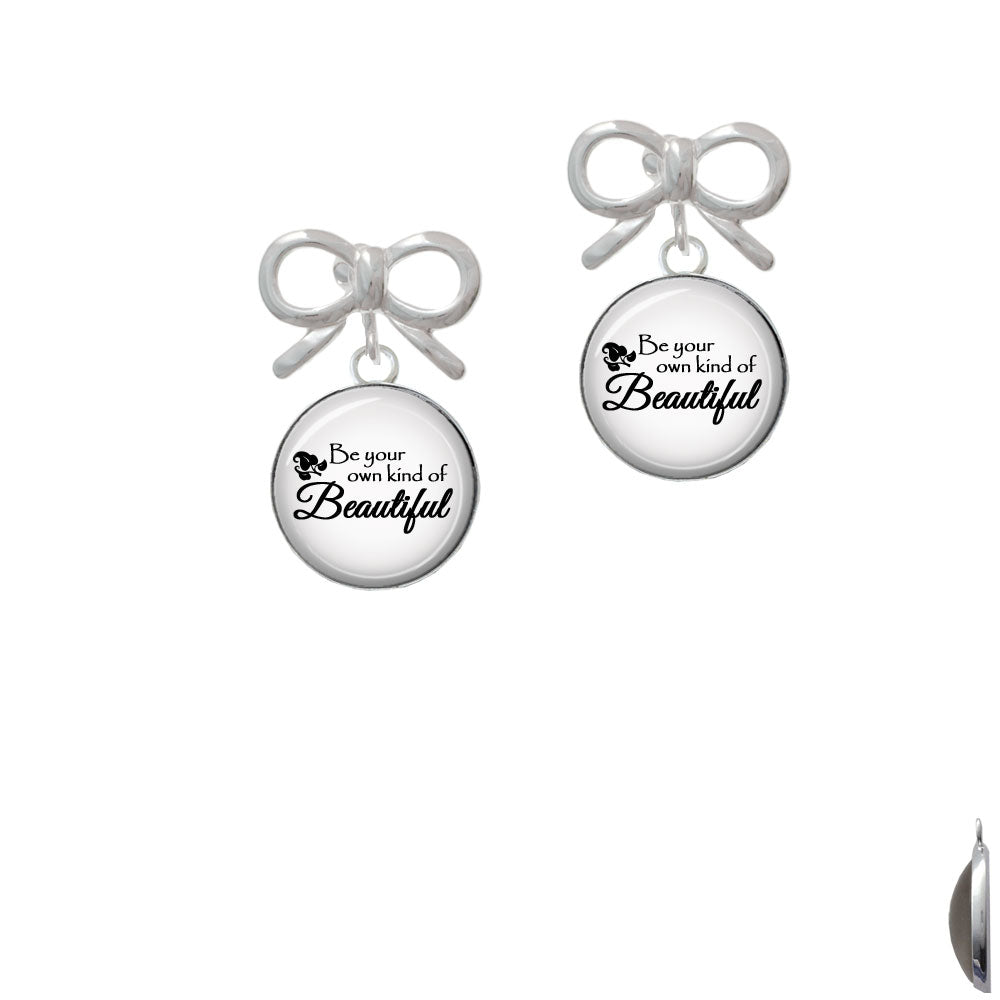 Domed Be Your Own Beautiful Crystal Clip On Earrings Image 9