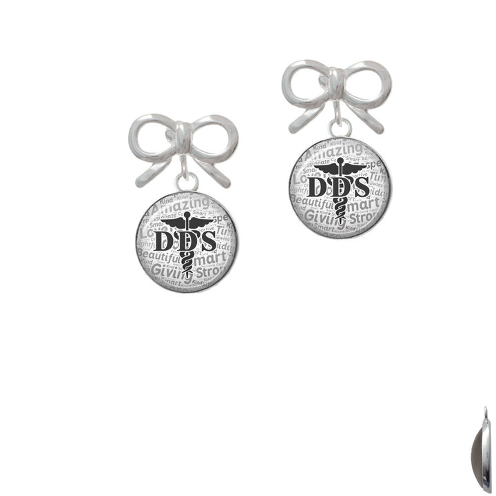 Domed Black DDS Crystal Clip On Earrings Image 9