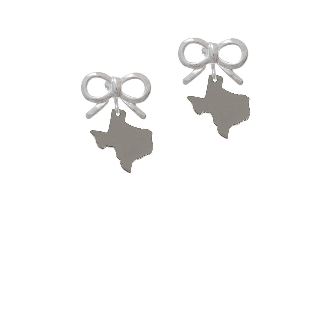 Blank Texas 2/3" Crystal Clip On Earrings Image 9