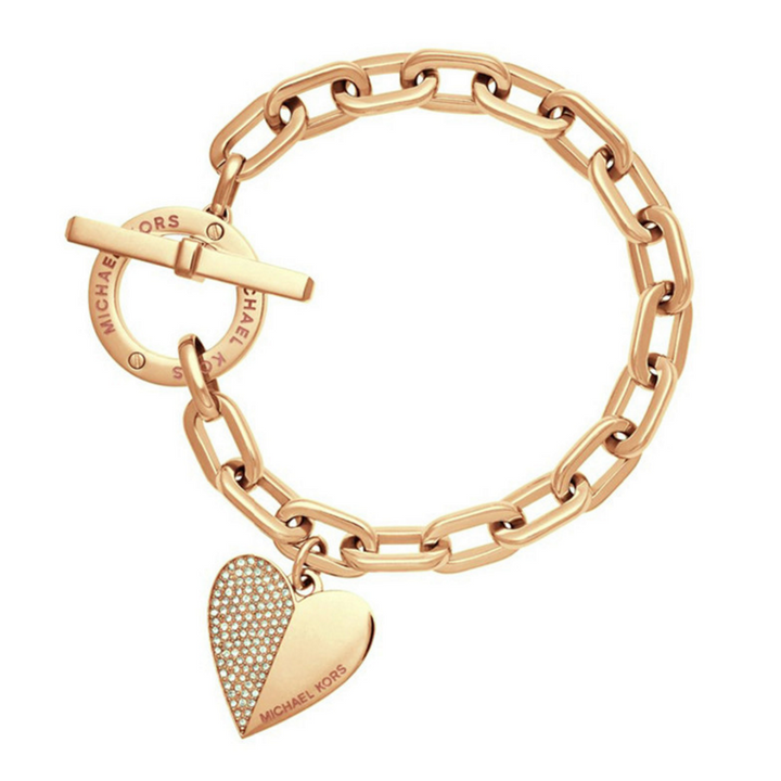 Peach Heart Bracelet Image 1