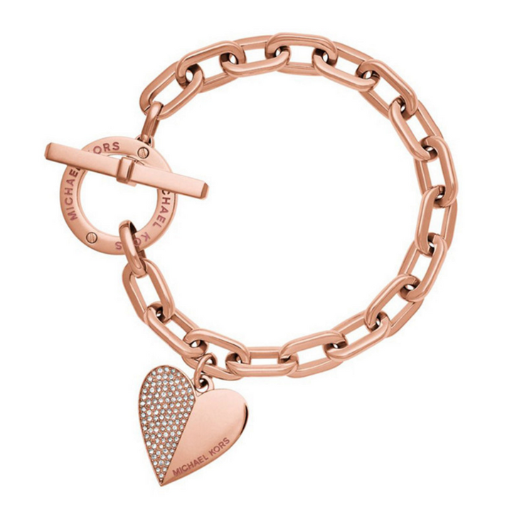 Peach Heart Bracelet Image 1