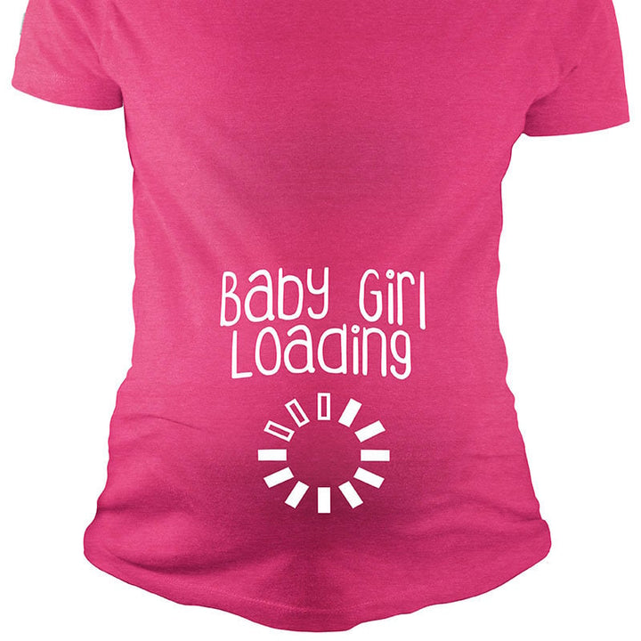 Maternity Short Sleeve T-shirt - Baby Loading... Image 1