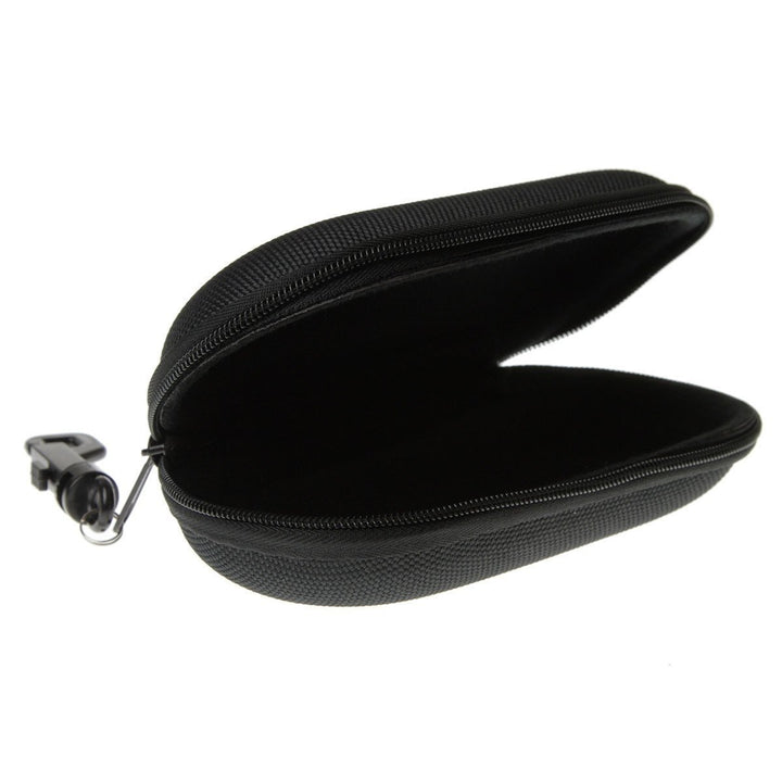 Zipper Capsule Sunglass Eyewear Case Nylon w/ Key Chain Image 4