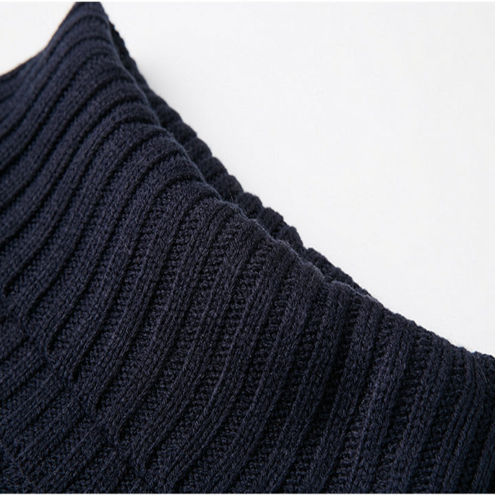 Knit Dress Turtleneck Sweater Image 4