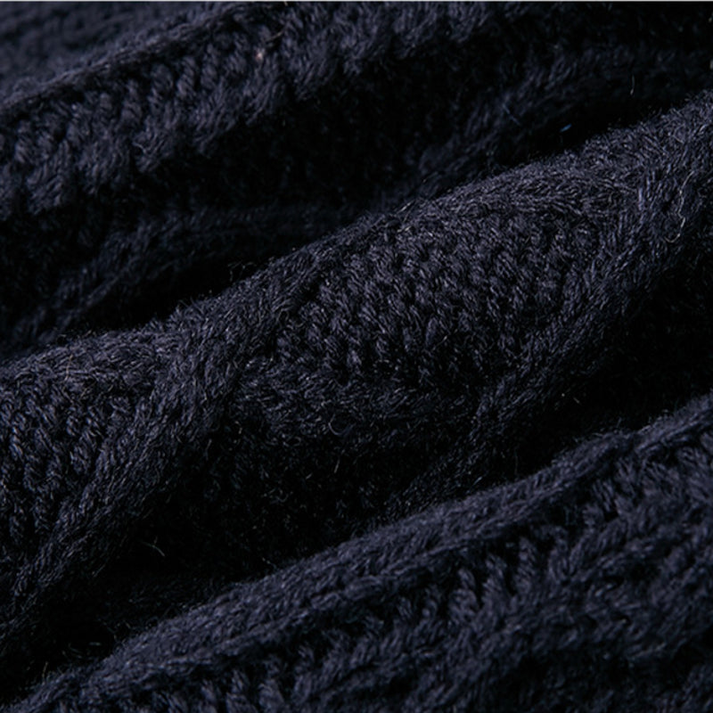 Knit Dress Turtleneck Sweater Image 6
