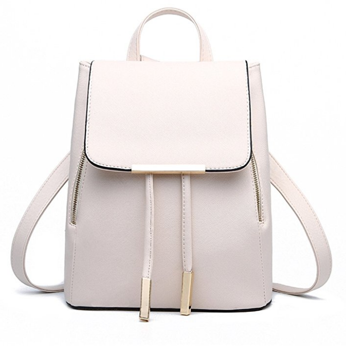 Casual Purse Fashion School Leather Backpack Shoulder Bag Mini Backpack for Image 1