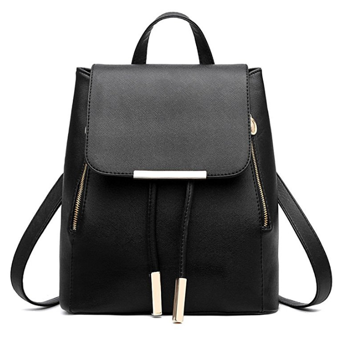 Casual Purse Fashion School Leather Backpack Shoulder Bag Mini Backpack for Image 2