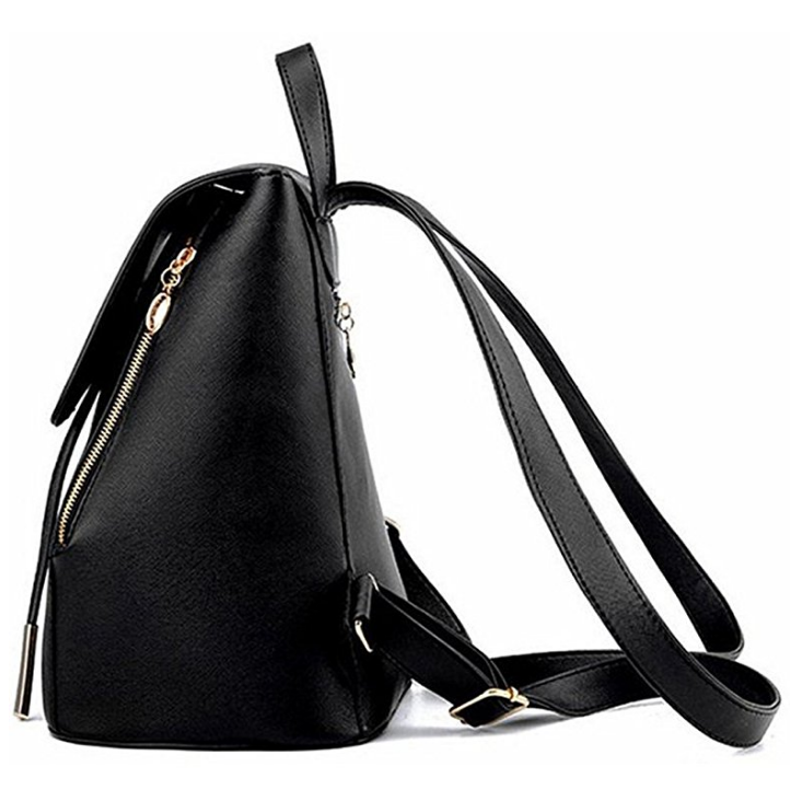 Casual Purse Fashion School Leather Backpack Shoulder Bag Mini Backpack for Image 6