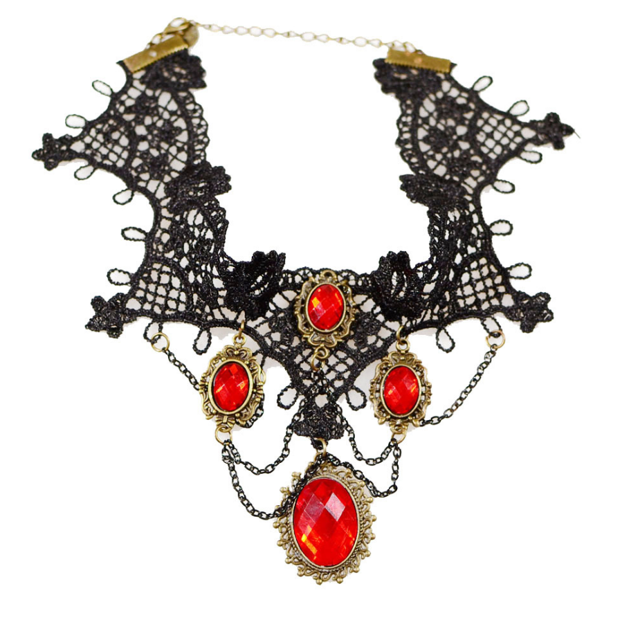 Creative Section Lace Necklace Image 1