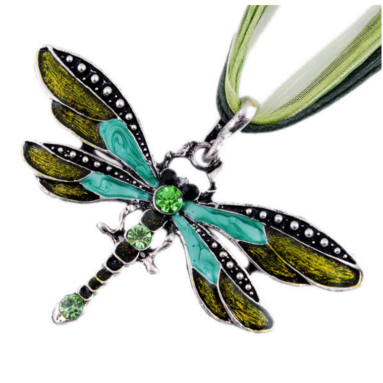 Dragonfly Sweater Necklace Image 1