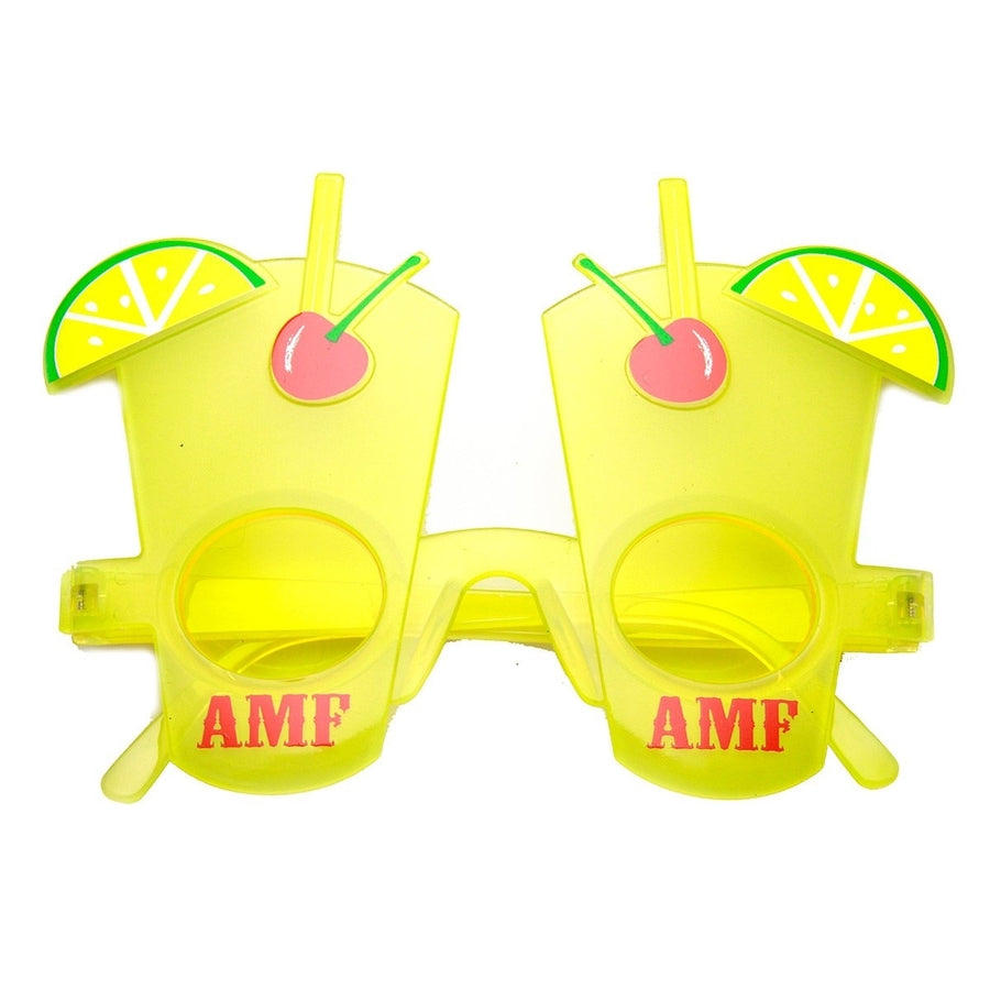 AMF Adios Cocktail Party Favor Drink Celebration Novelty Glasses Image 1