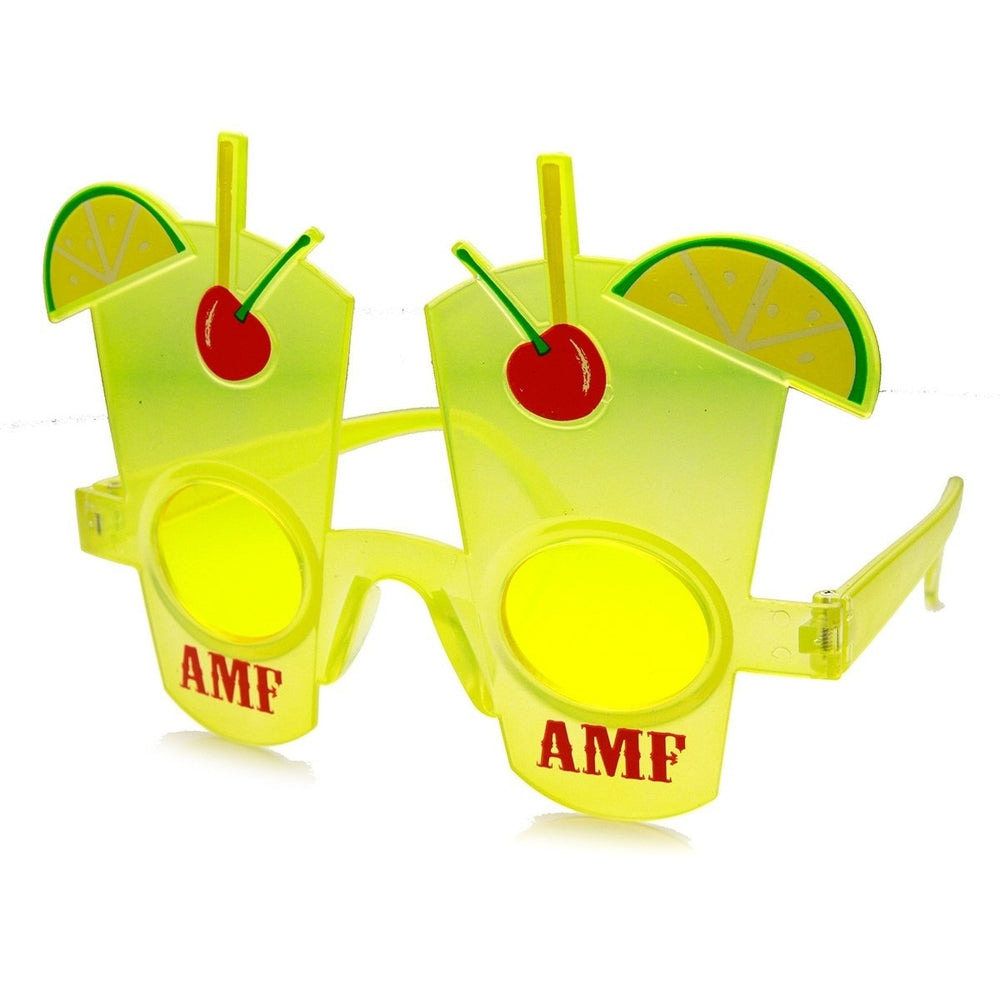 AMF Adios Cocktail Party Favor Drink Celebration Novelty Glasses Image 2
