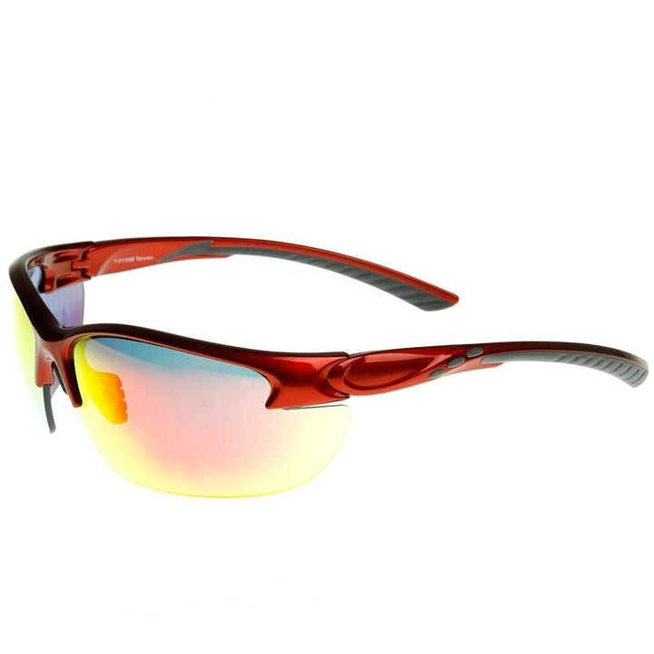 Extreme Sports Shatterproof TR-90 Half Frame Sports Sunglasses Image 3