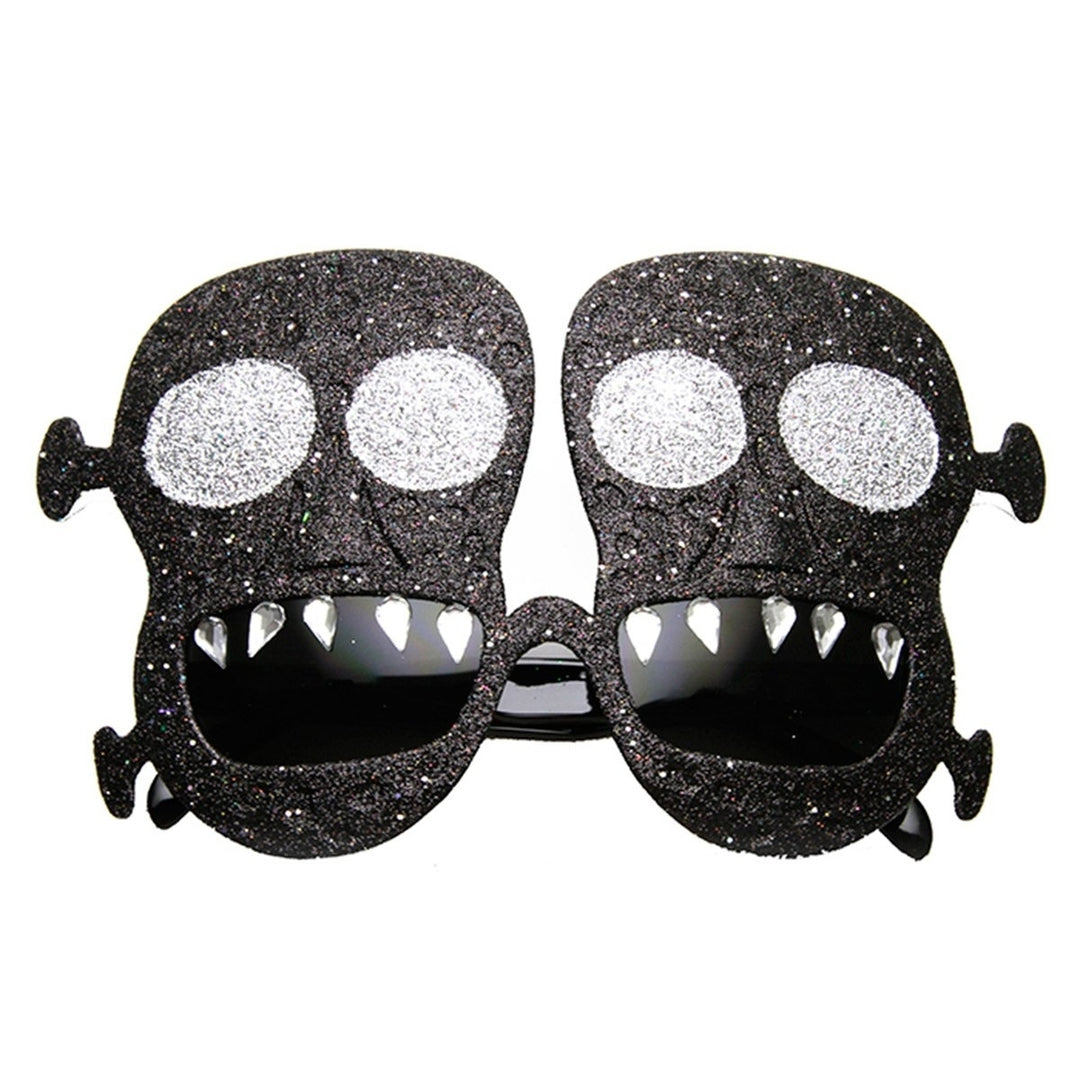 Frankenstein Monster Day of the Dead Sunglasses Glitter Teeth Costume Shades Image 6