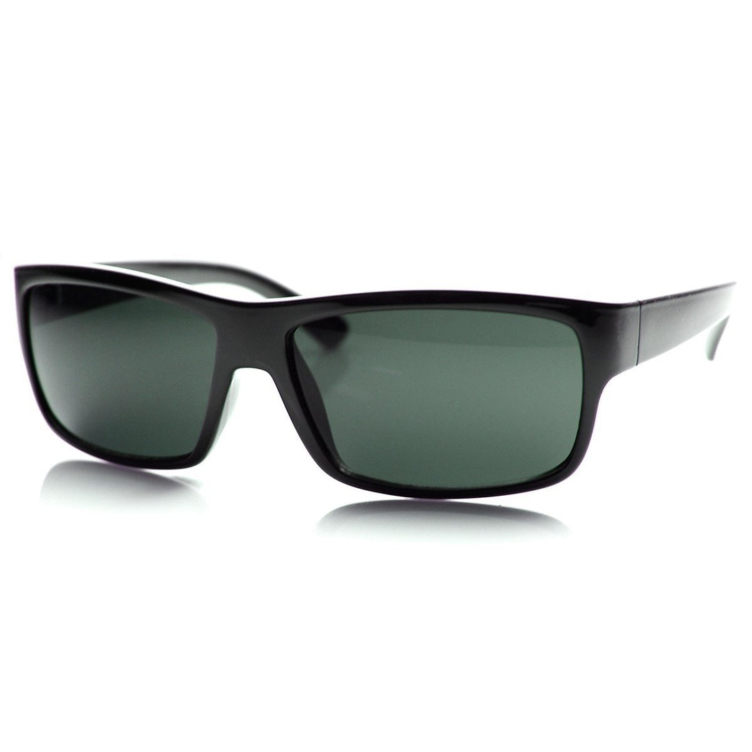 fine Modern Rectangular Action Sports Sunglasses Image 6