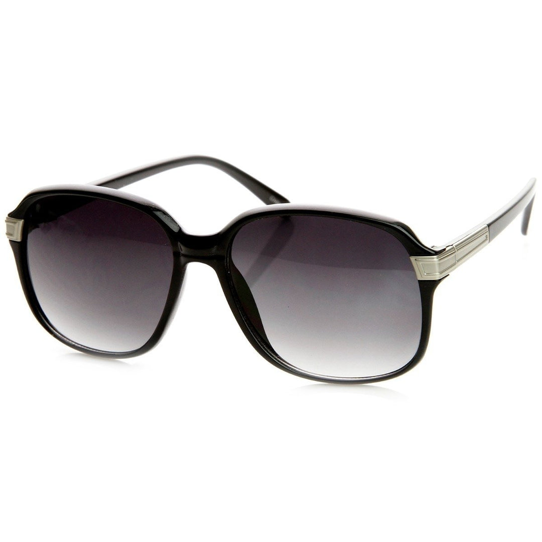 Ladies Fashion Mid Sized Square Frame Womens Sunglasses Image 6