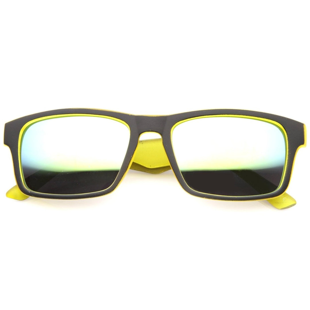 Mens Sport Sunglasses With UV400 Protected Mirrored Lens Image 6