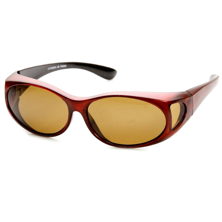 Polarized Cover Fit On Overlap Full Protection Sunglasses Image 1