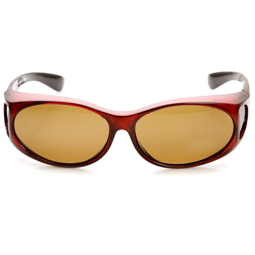 Polarized Cover Fit On Overlap Full Protection Sunglasses Image 2