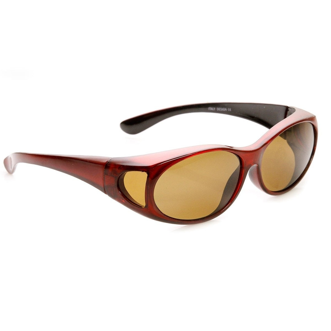 Polarized Cover Fit On Overlap Full Protection Sunglasses Image 4