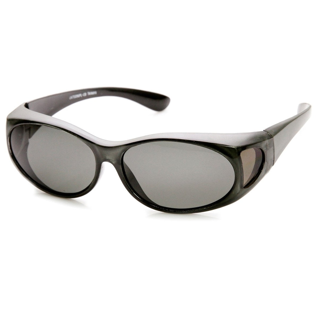 Polarized Cover Fit On Overlap Full Protection Sunglasses Image 4