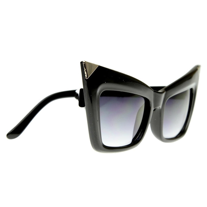 Super Cateye NYC Cat Eye Sunglasses UV Protection High-Pointed Acetate Frame Image 4