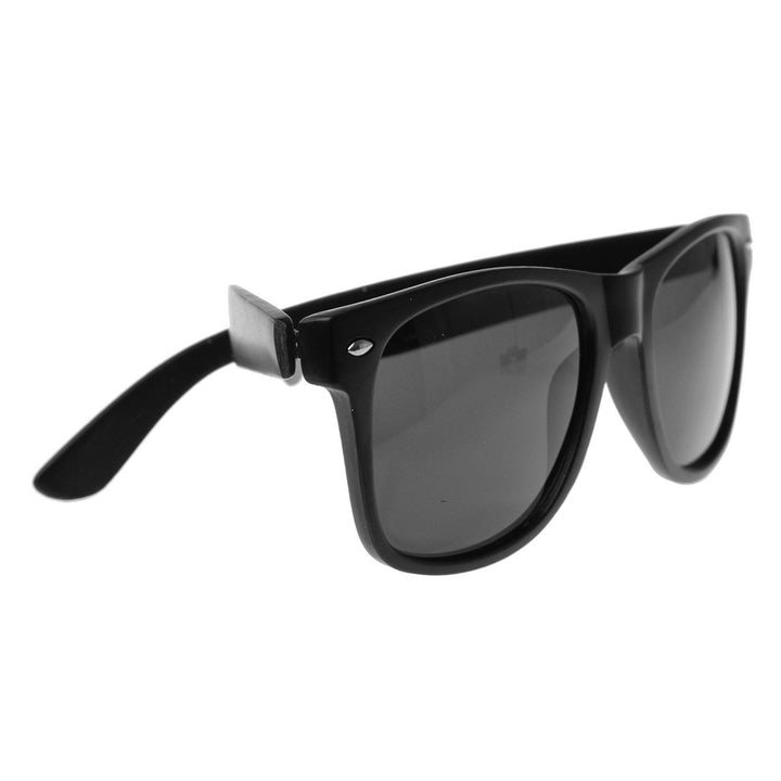 Matte Black Horn Rimmed Sunglasses Oversized Urban Style Gradient Lenses 52mm Image 4