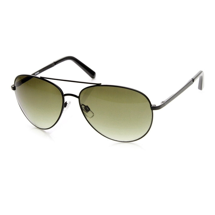 Unisex Round Metal Aviator Sunglasses UV400 Protection Various Colors 58mm Lens Image 2