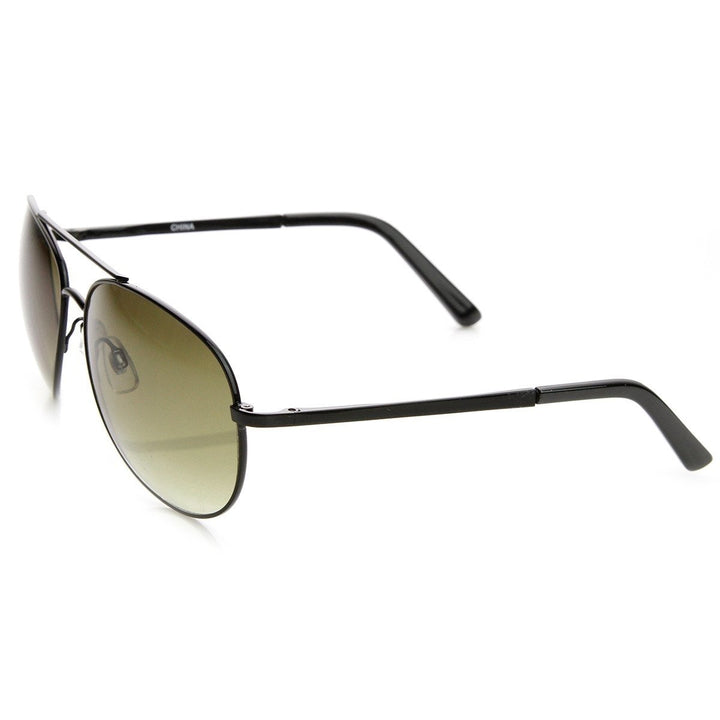 Unisex Round Metal Aviator Sunglasses UV400 Protection Various Colors 58mm Lens Image 3