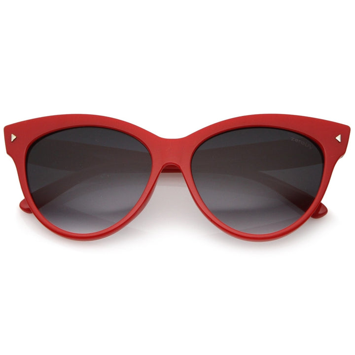 Womens Mod Oversize Horn Rimmed Cat Eye Sunglasses 52mm Image 6