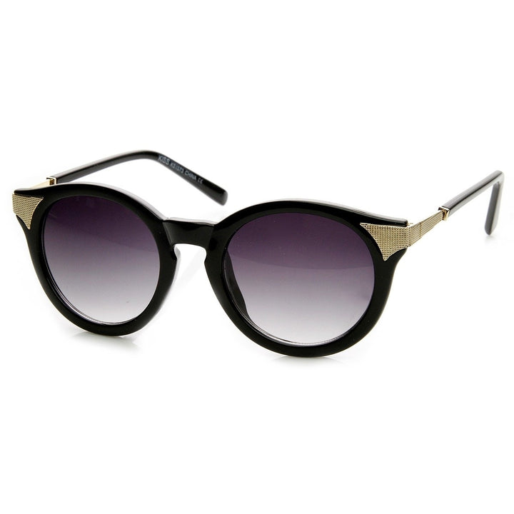 Womens Fashion P3 Circle Round Cat Eye Sunglasses Image 1