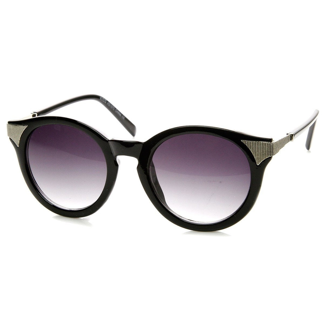 Womens Fashion P3 Circle Round Cat Eye Sunglasses Image 6