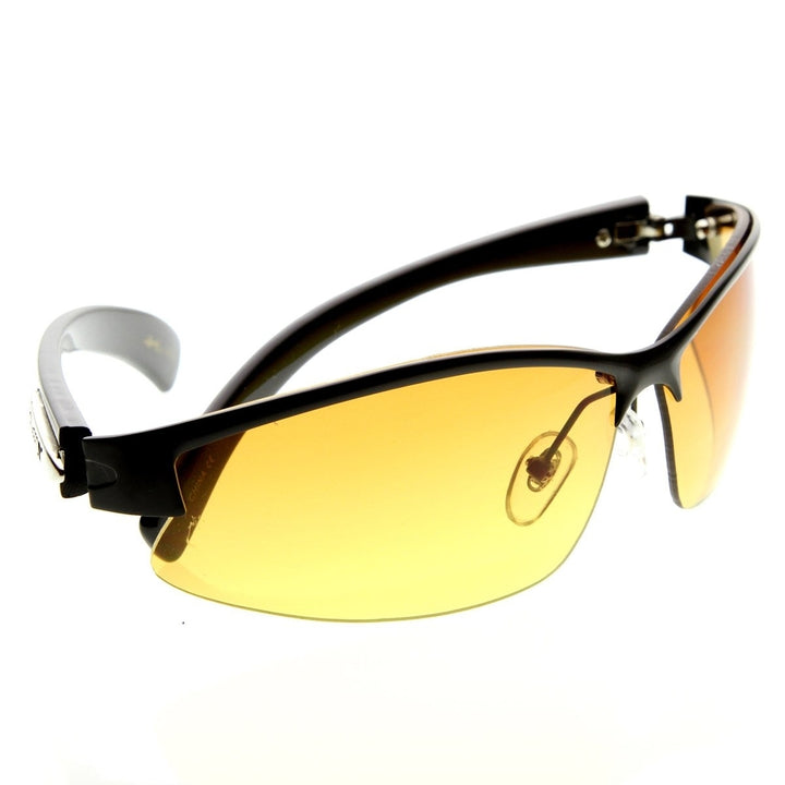 X-Loop HD Lens Metal Half Frame Semi-Rimless Sports Sunglasses UV Protection Image 4